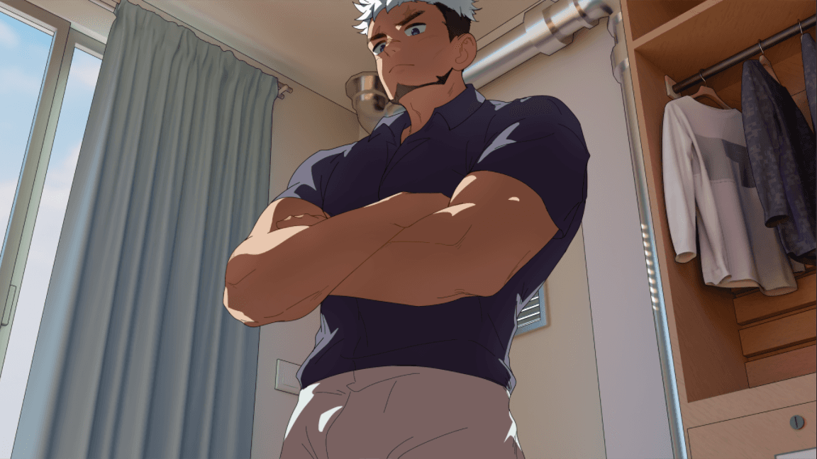 Vincent Carter standing in a dorm room